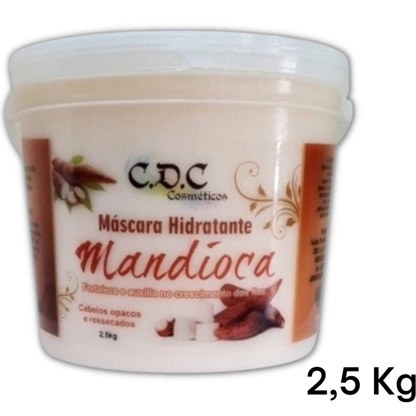 Máscara Balde Hidratante Mandioca Cdc 2,5Kg