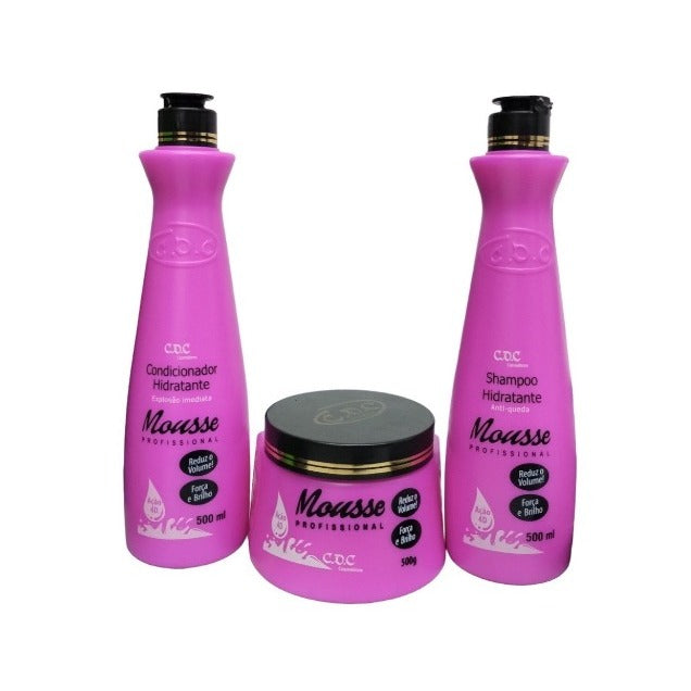 Kit Manutenção Cdc Mousse 3 X 500ml